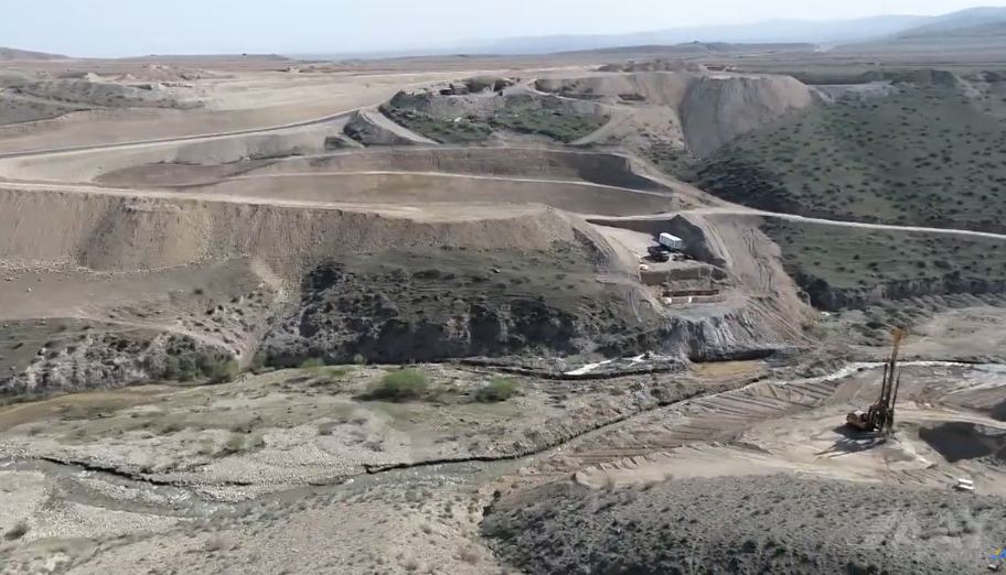 Talış-Tapqaraqoyunlu yolunun inşasına start verildi - VİDEO