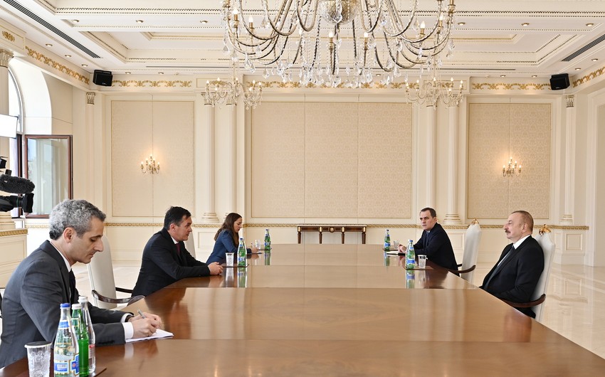 President Ilham Aliyev receives French envoy for EU Eastern Partnership
