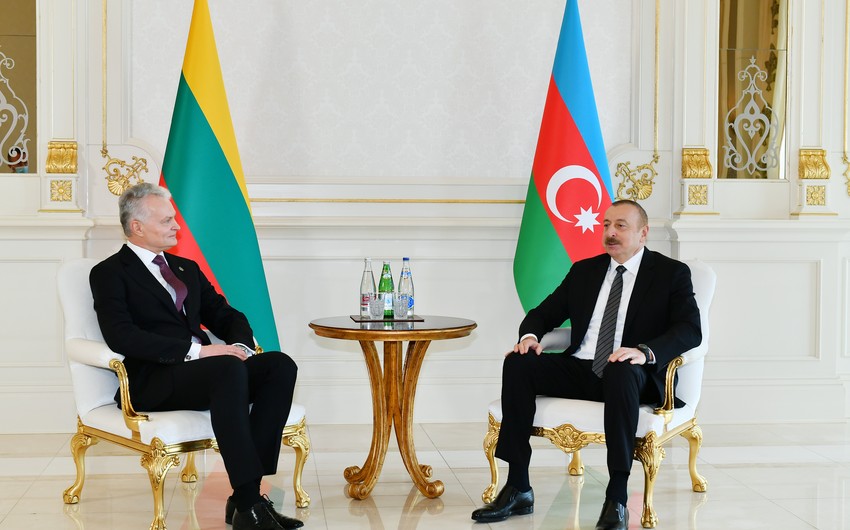 Президенты Азербайджана и Литвы обсудили вопросы двустороннего сотрудничества