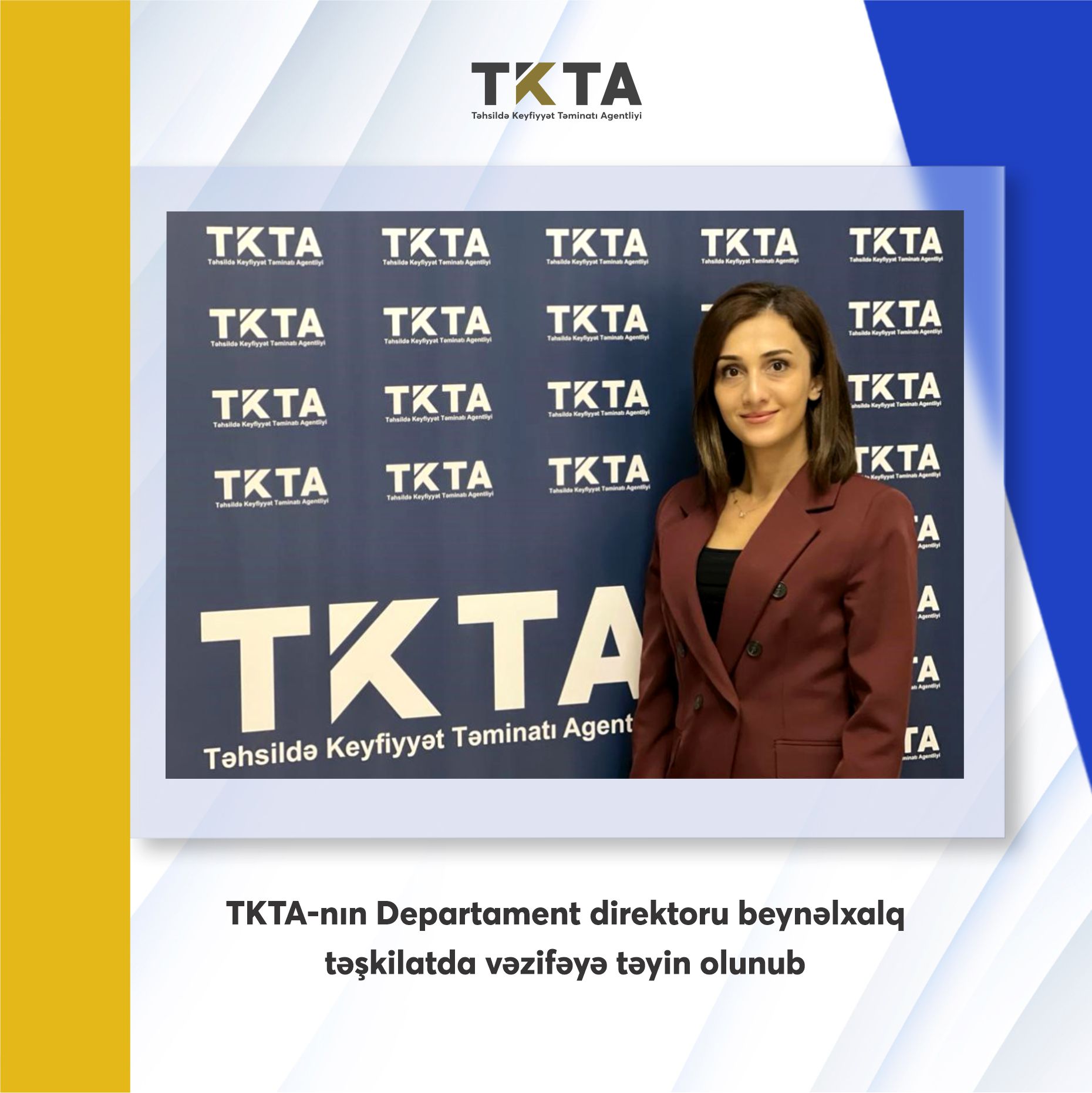 TKTA-da yeni TƏYİNAT