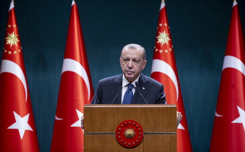 Президент Турции обратился к участникам проходящего в Баку форума