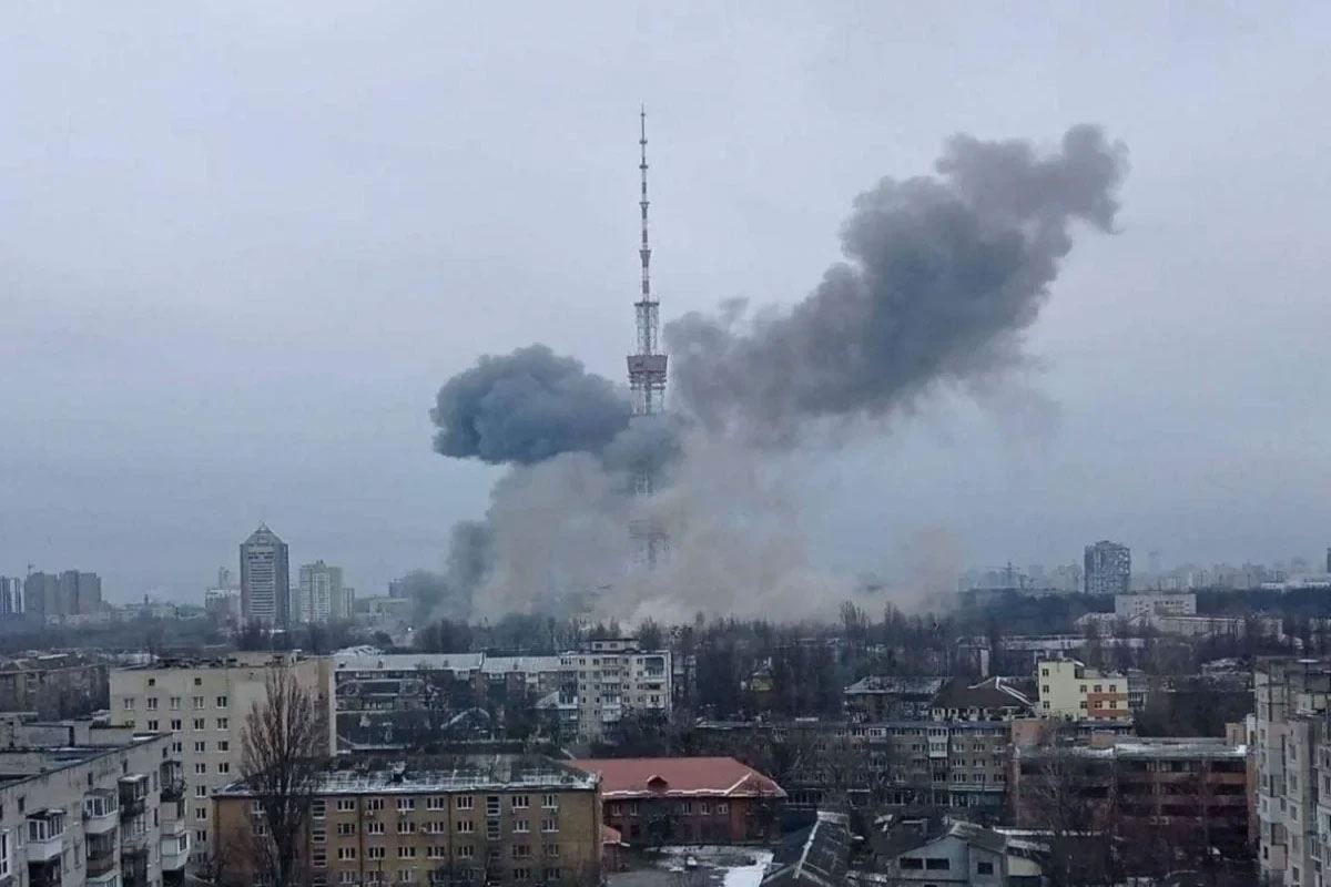 Ukrayna raket atəşinə tutuldu - Kiyev vuruldu