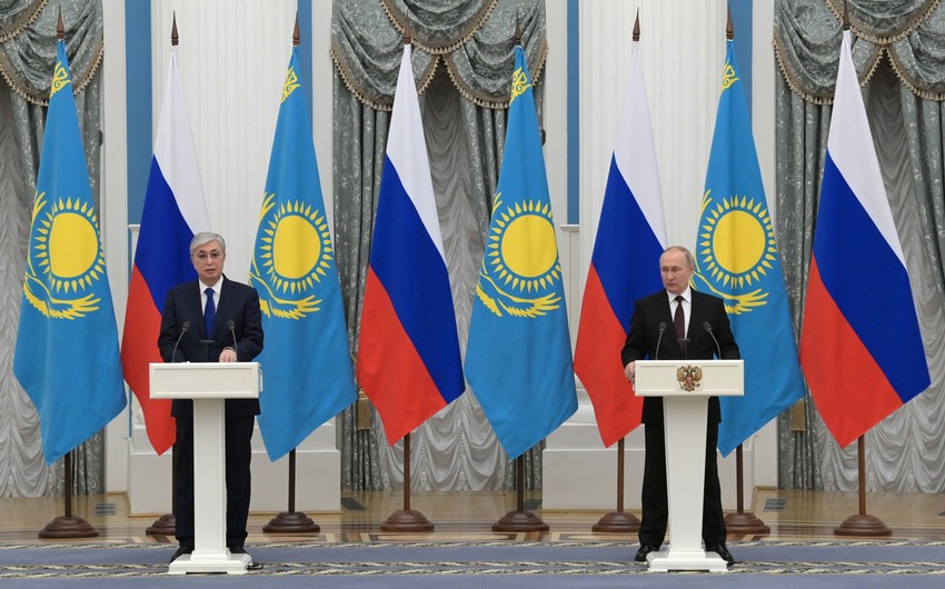 Presidents of Kazakhstan, Russia discuss creation of 
