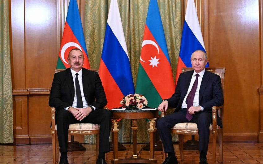 Vladimir Putin congratulates Azerbaijani President
