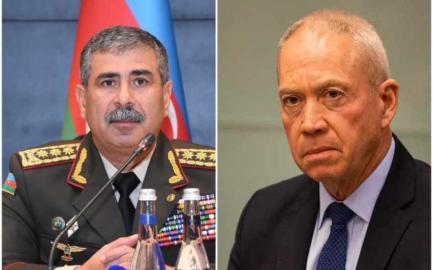 Состоялся телефонный разговор между министрами обороны Азербайджана и Израиля