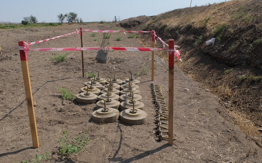 Azerbaijan finds 218 more mines in liberated territories last month