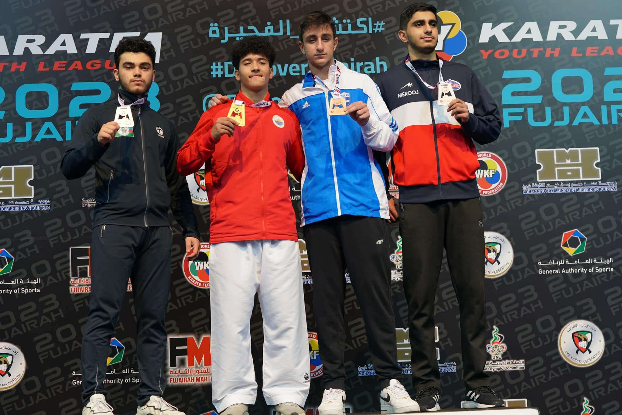 Азербайджанский каратист завоевал золотую медаль в ОАЭ