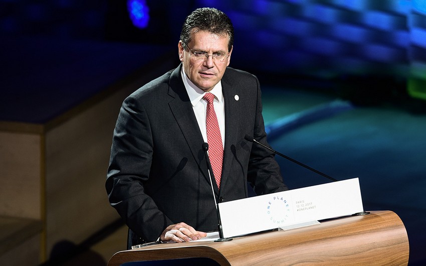 Sefcovic: EU plans to announce tender for gas purchases in April