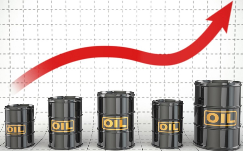 Azerbaijani oil price up about $1