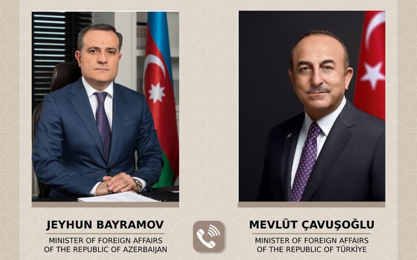 Azerbaijani, Turkish FMs mull situation in region
