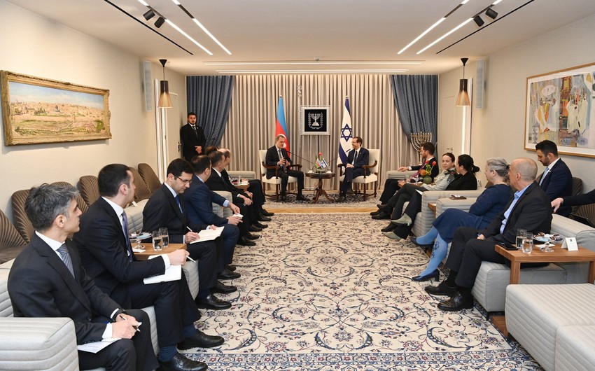 Azerbaijani FM informs President of Israel about Armenia's provocations