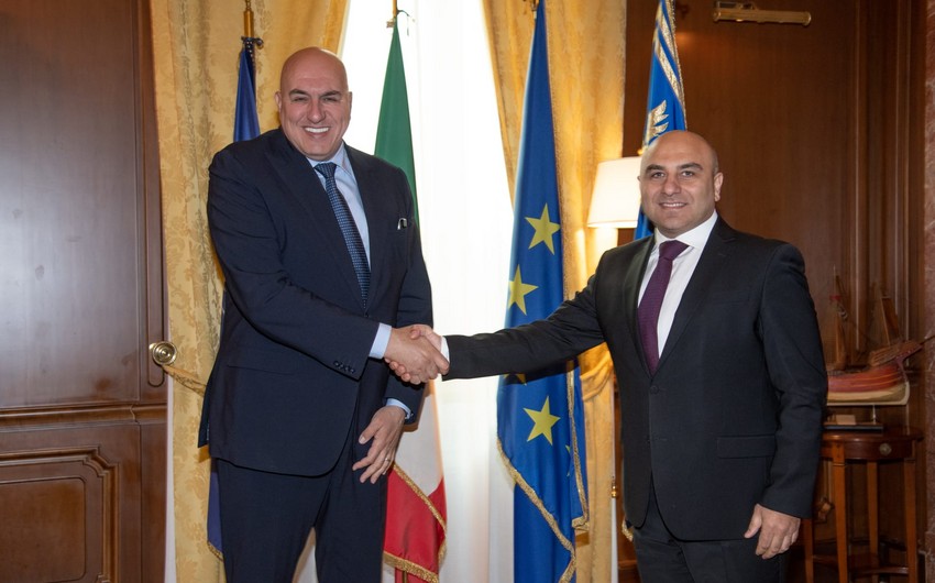 Azerbaijan, Italy mull military, energy and security issues