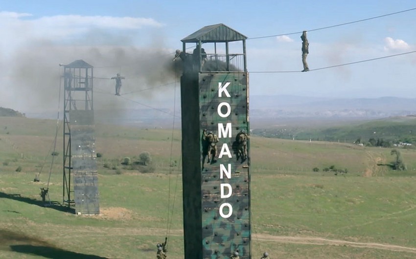 Tactical-special exercises conducted with commando units of Azerbaijani Army