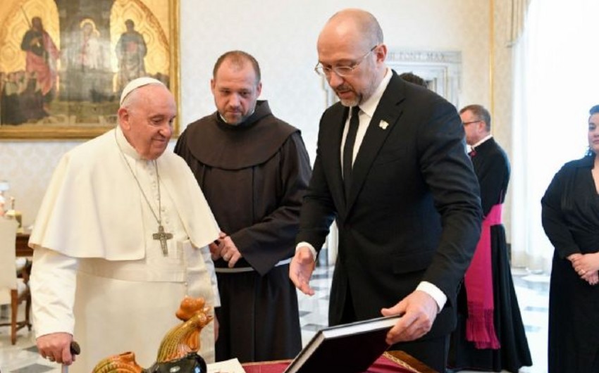 Ukrainian PM meets Pope in Vatican