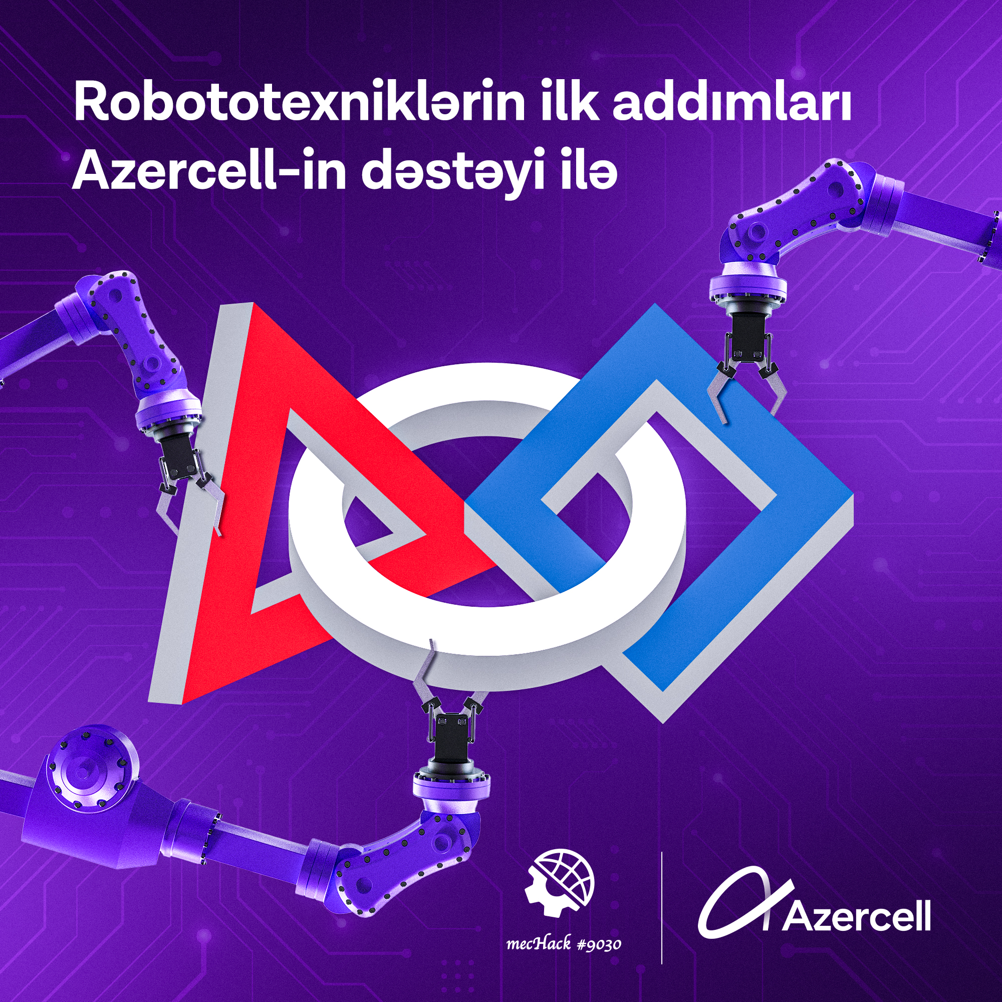 Azerbaijani roboticists supported by Azercell won the Rookie Inspiration award in the final of the FRC!