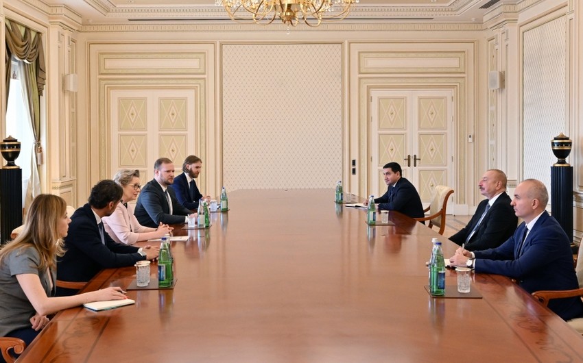 Президент Ильхам Алиев принял председателя парламентской ассамблеи ОБСЕ