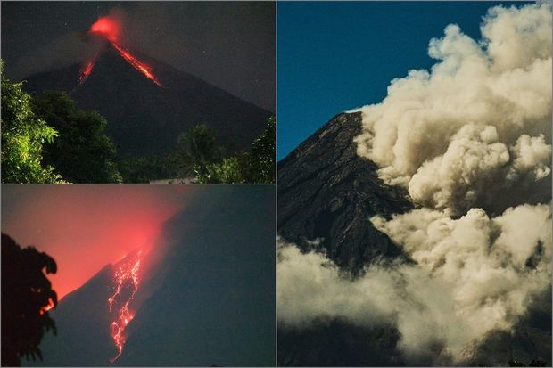 Filippində vulkan püskürdü: On mindən çox sakinin təxliyəsinə başlanıldı