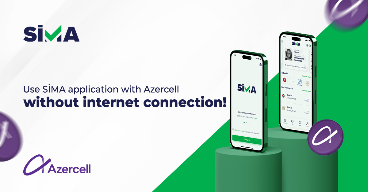 Azercell subscribers can use SİMA even without internet