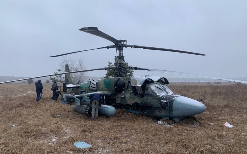 Ukraine shoots down two Ka-52 Alligator helicopters of Russia