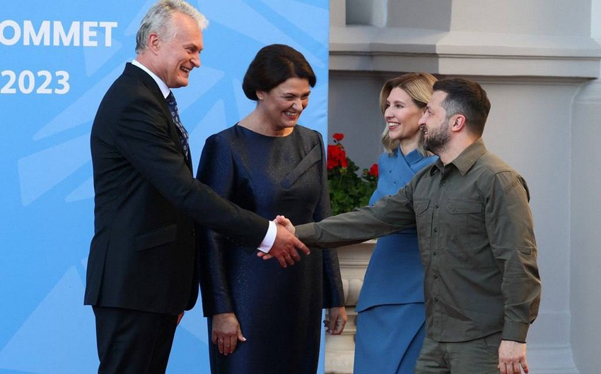 President of Lithuania arrives in Ukraine