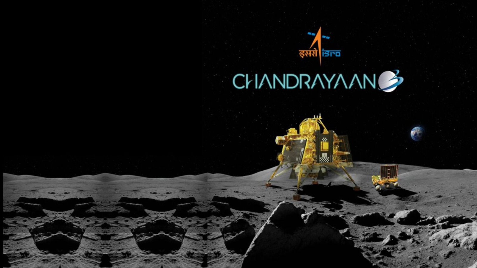 Moon-bound Milestone: India Creates History with Chandrayaan-3's South Pole Landing  