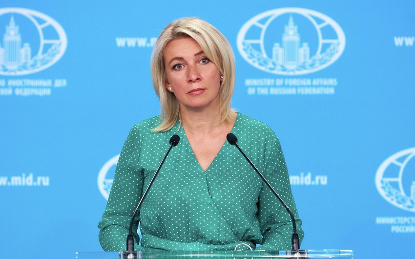 Zakharova: Russian Foreign Ministry in contact with Azerbaijani side