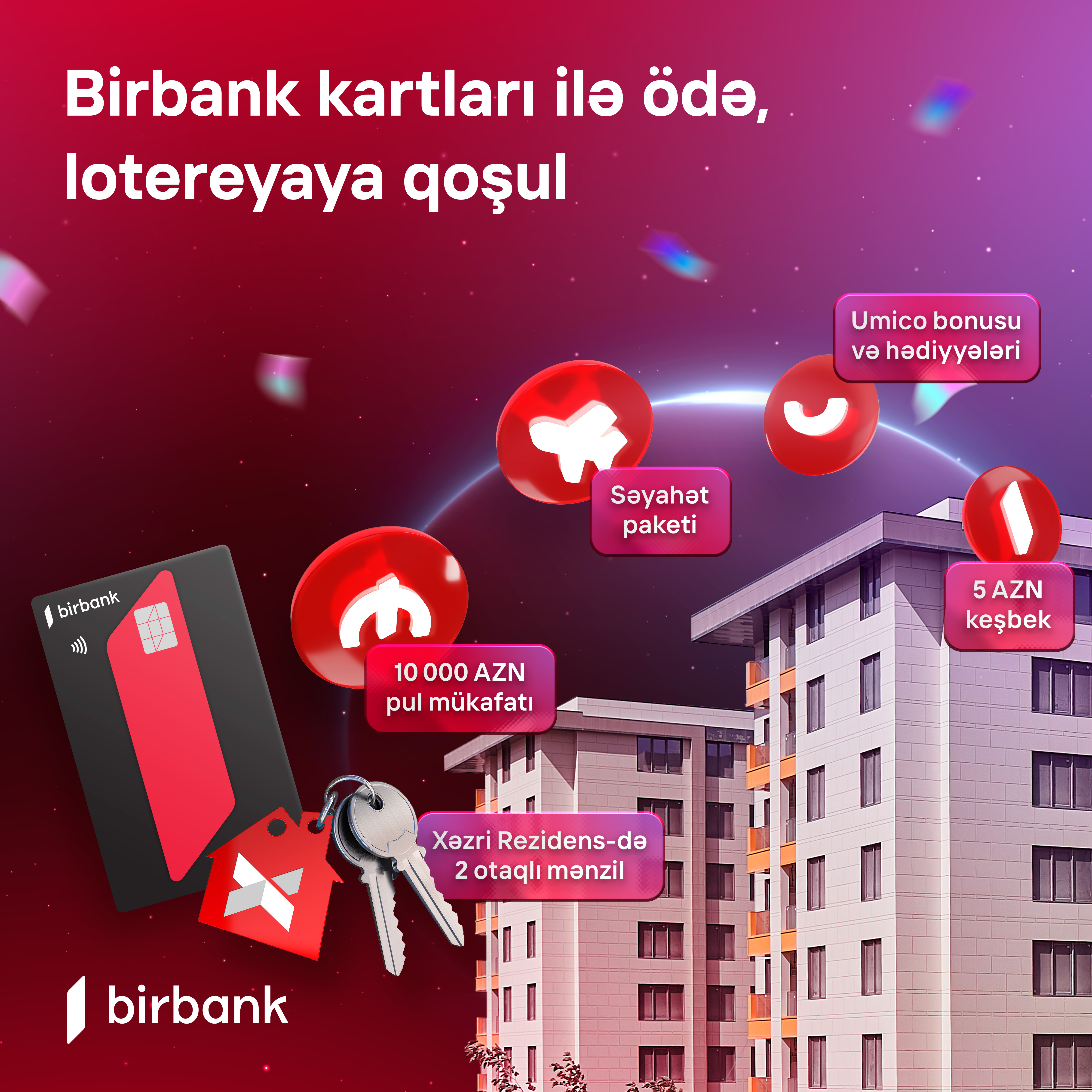 Pay with Your Birbank Card and Get a Chance to Win a Two-Room Apartment