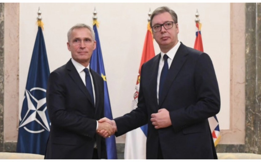 Stoltenberg, Vucic discuss possible resumption of NATO-Serbia military exercises