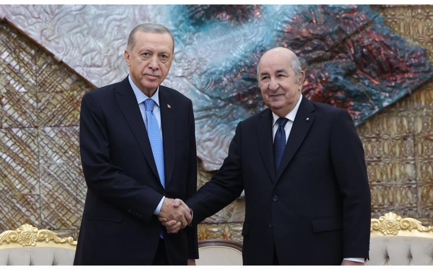 Erdogan meets with President of Algeria