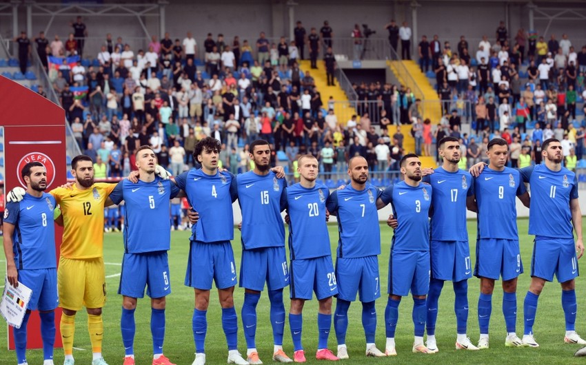 Сборная Азербайджана продвинулась на 6 позиций в рейтинге ФИФА