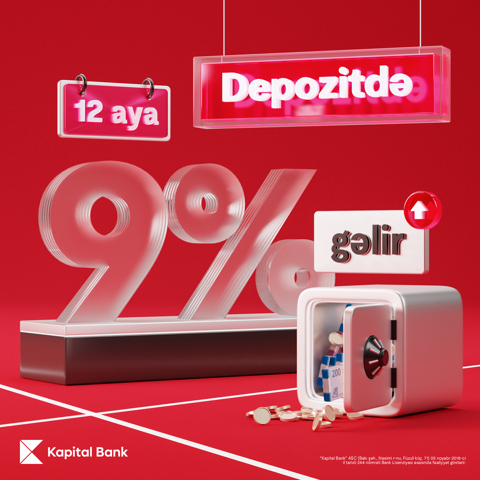 Kapital Bank увеличил процентную ставку по депозитам