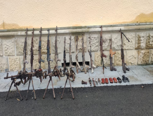 Оружие и боеприпасы нашли в Физули