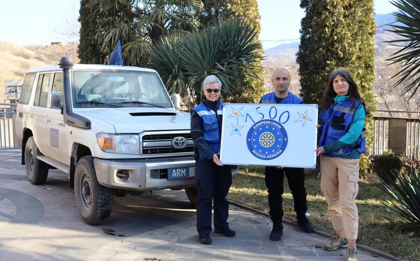 European Union Mission in Armenia marks 1500 patrols to border areas