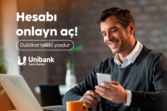 Unibankda onlayn biznes hesabı açmağın hansı üstünlükləri var?