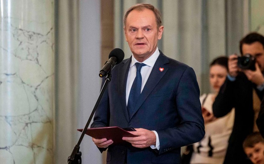 Poland's Tusk arrives in Ukrainian capital Kyiv