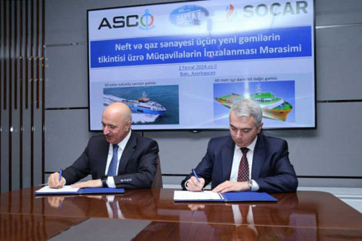 ASCO Xəzər dəniz gəmiçiliyi  7 yeni gəmi tikməyi planlaşdırır