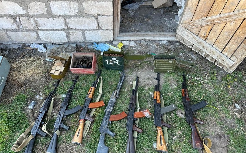 Ammunition found in basement of house in Aghdam