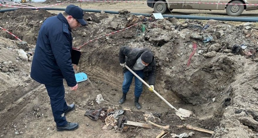 В массовом захоронении в Ходжалы найдены останки еще троих человек