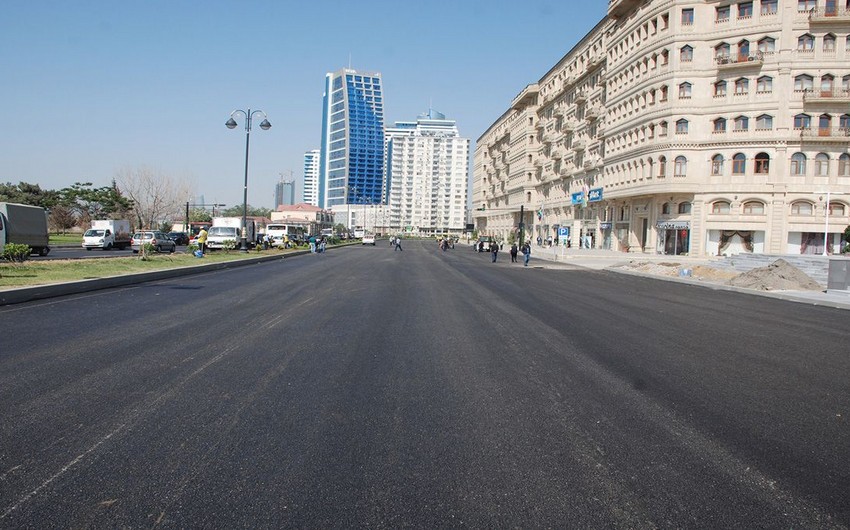 На проспекте 8 Ноября в Баку начнутся ремонтные работы
