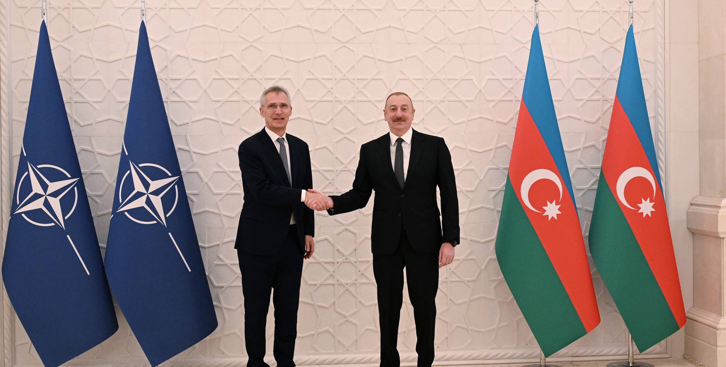 Президент Ильхам Алиев и Генеральный секретарь НАТО выступили с заявлениями для прессы - ОБНОВЛЕНО