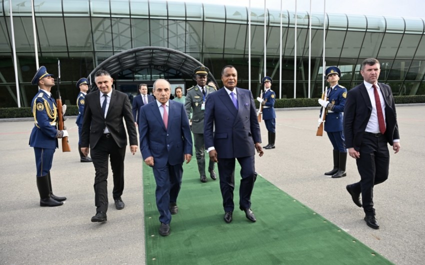 Завершился официальный визит президента Конго в Азербайджан