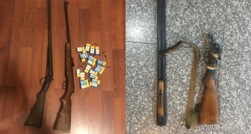 В Огузском районе обнаружены оружие и боеприпасы