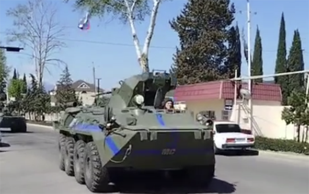 Rusiyanın sülhməramlı kontingenti Azərbaycanı tərk edir - Video