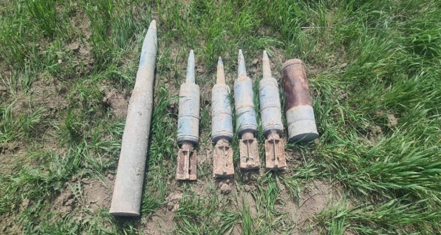 В Губадлы обнаружены артиллерийские снаряды