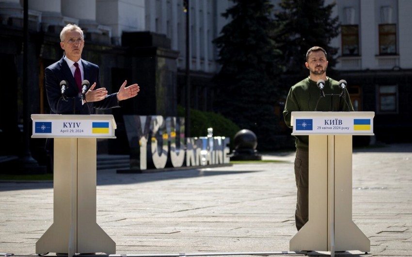 Jens Stoltenberg pays visit to Kyiv