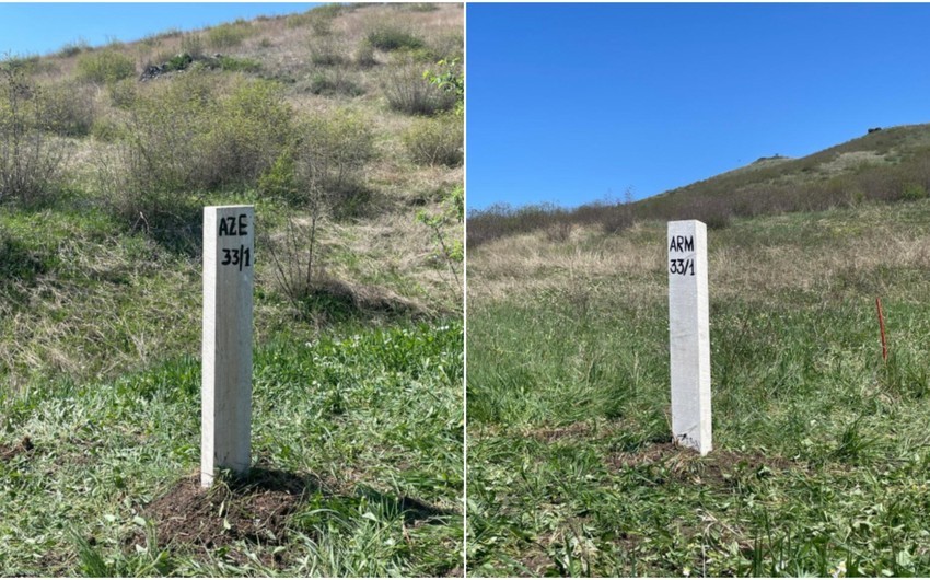 New pillars to be installed on Azerbaijan-Armenia border