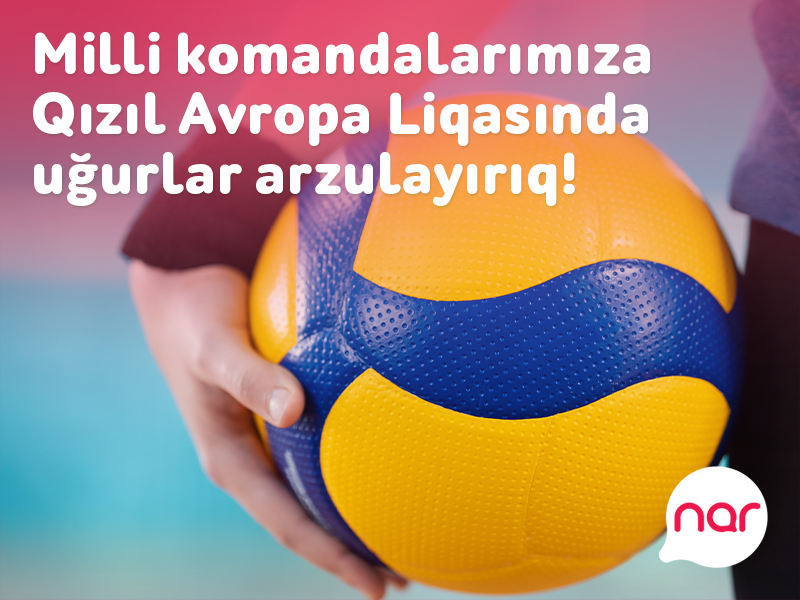 Nar wishes good luck to our national volleyball teams in Golden European League!