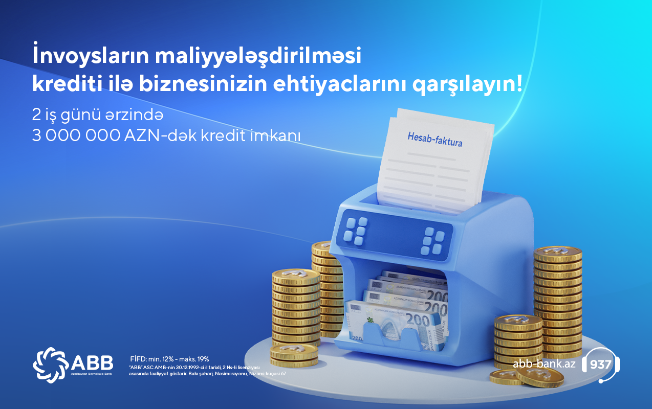 ABB-dən tam rəqəmsal təcrübə ilə “İnvoysların maliyyələşdirilməsi”