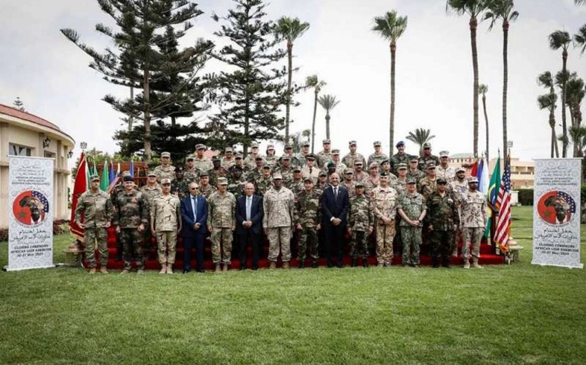 Azerbaijan Army serviceman participates in African Lion 2024 exercise