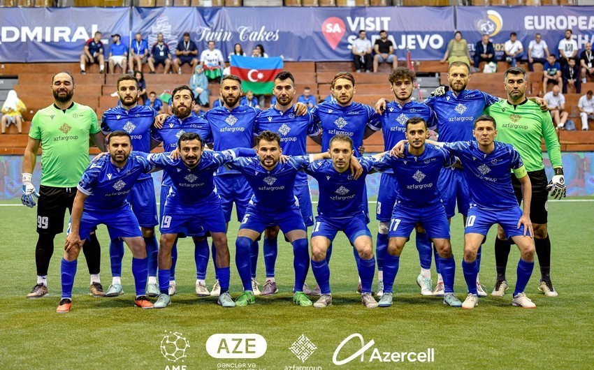 Сборная Азербайджана по мини-футболу вышла в 1/4 финала чемпионата Европы